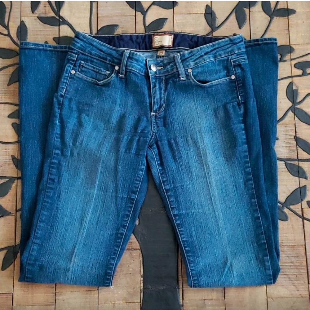 PAIGE size 29 Hoxton ankle blue jeans.